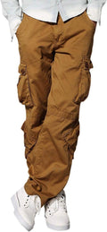 Match Men's Wild Cargo Pants for Men - Relaxed Heavy Cotton Fit