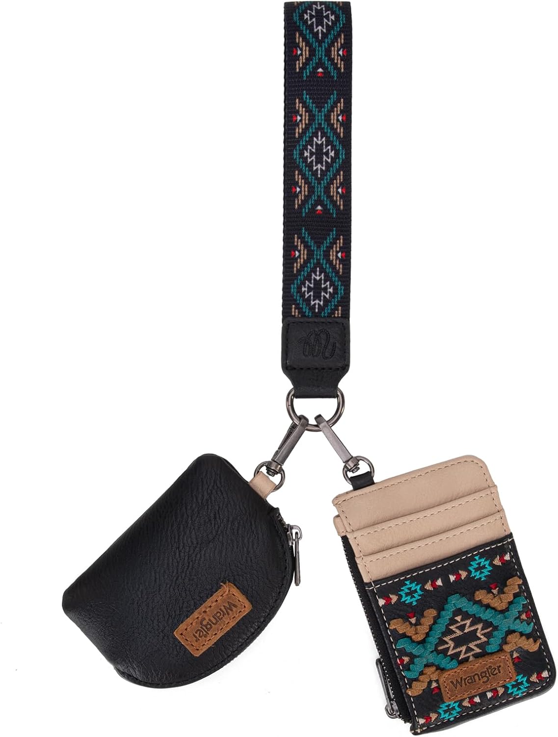 Wrangler Western Keychain Wristlet Wallets for Women Stylish