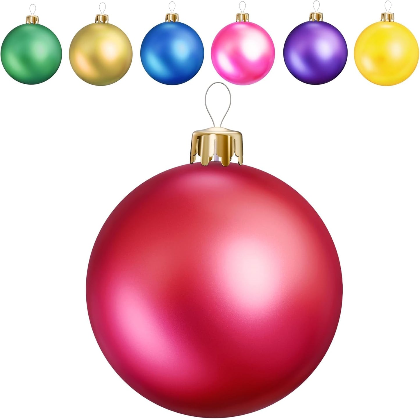30 Inch Christmas Inflatable Ball for Festive Outdoor Decor