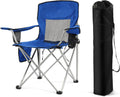 Simple Deluxe Outdoor Foldable Camping Chair - Sturdy, Portable
