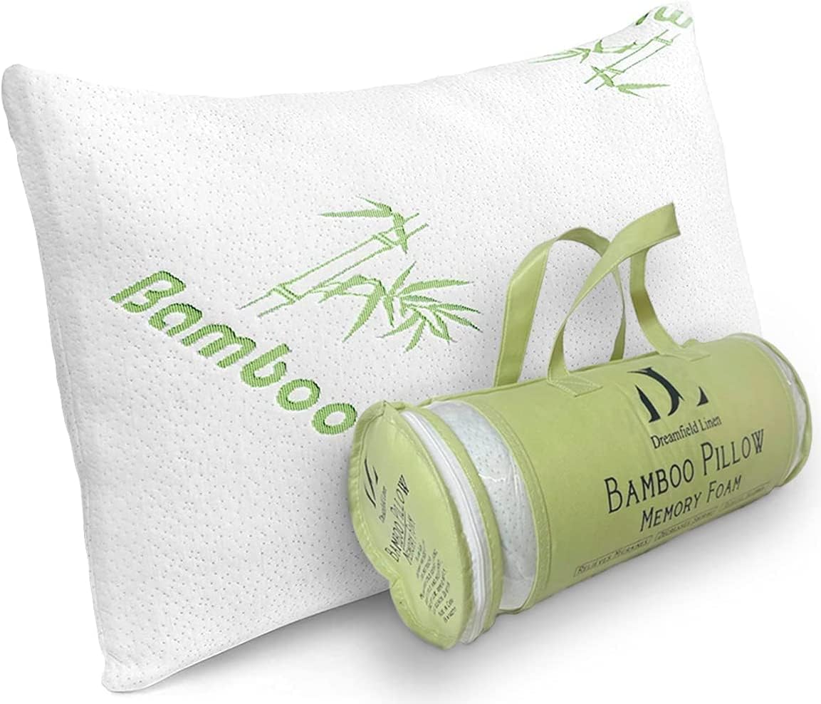 Memory Foam Bamboo Pillows King for Ultimate Sleep Comfort