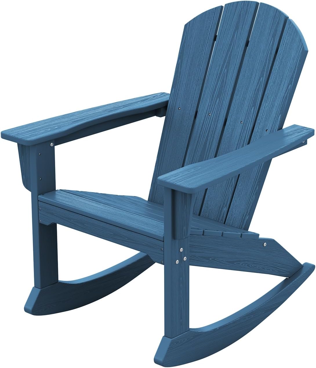 Modern Adirondack Rocking Chair for Outdoor Relaxation and Comfort