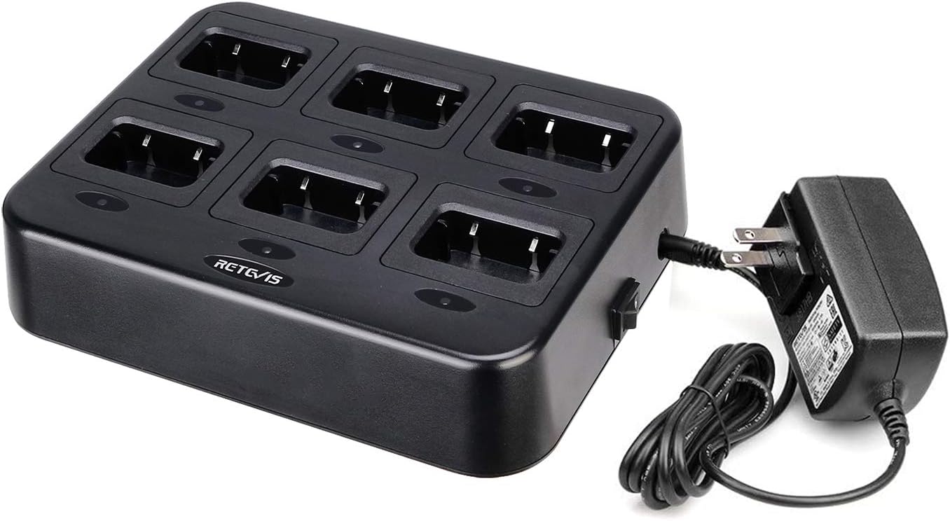 Retevis RT68 NR10 Six-Way Charger for Efficient Charging