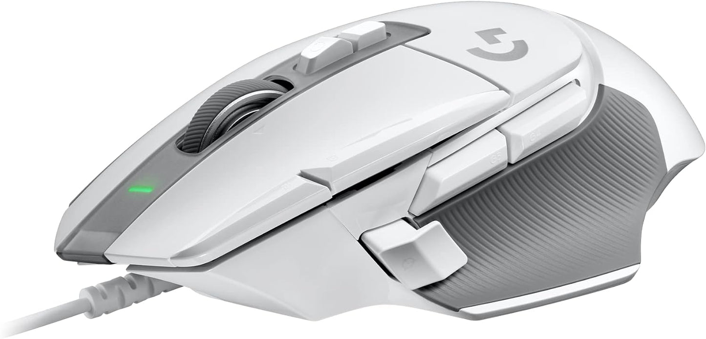 Logitech G502 X - LIGHTFORCE Switches, HERO 25K Sensor - White