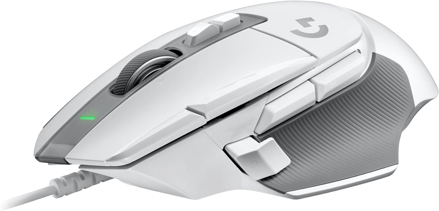 Logitech G502 X - LIGHTFORCE Switches, HERO 25K Sensor - White