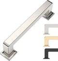 3.75 Inch 10 Pack Satin Nickel Cabinet Pulls - Brushed Nickel Hardware