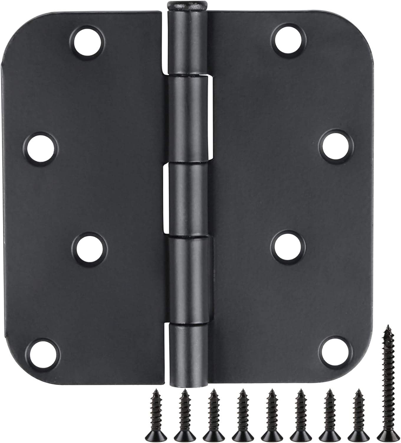 18 Pack Black Door Hinges 4 Inch Heavy Duty for All Doors