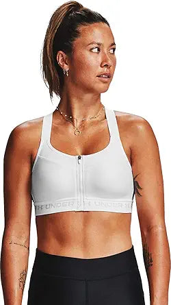 Under Armour Women's High Crossback Zip Bra for Active Support