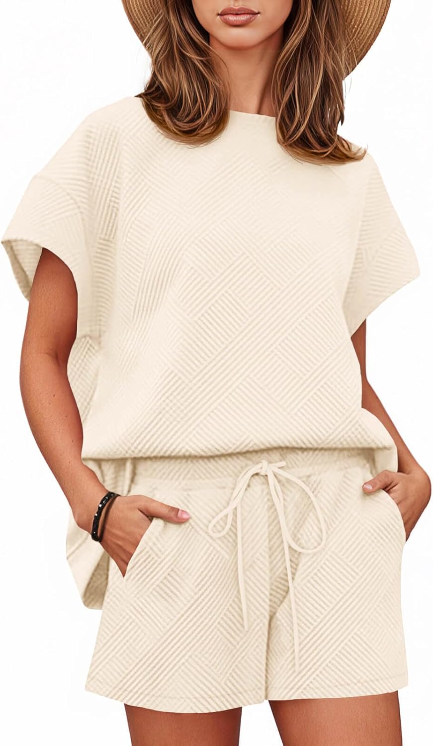 Comfortable Womens Loungewear Set with Pockets for Relaxation