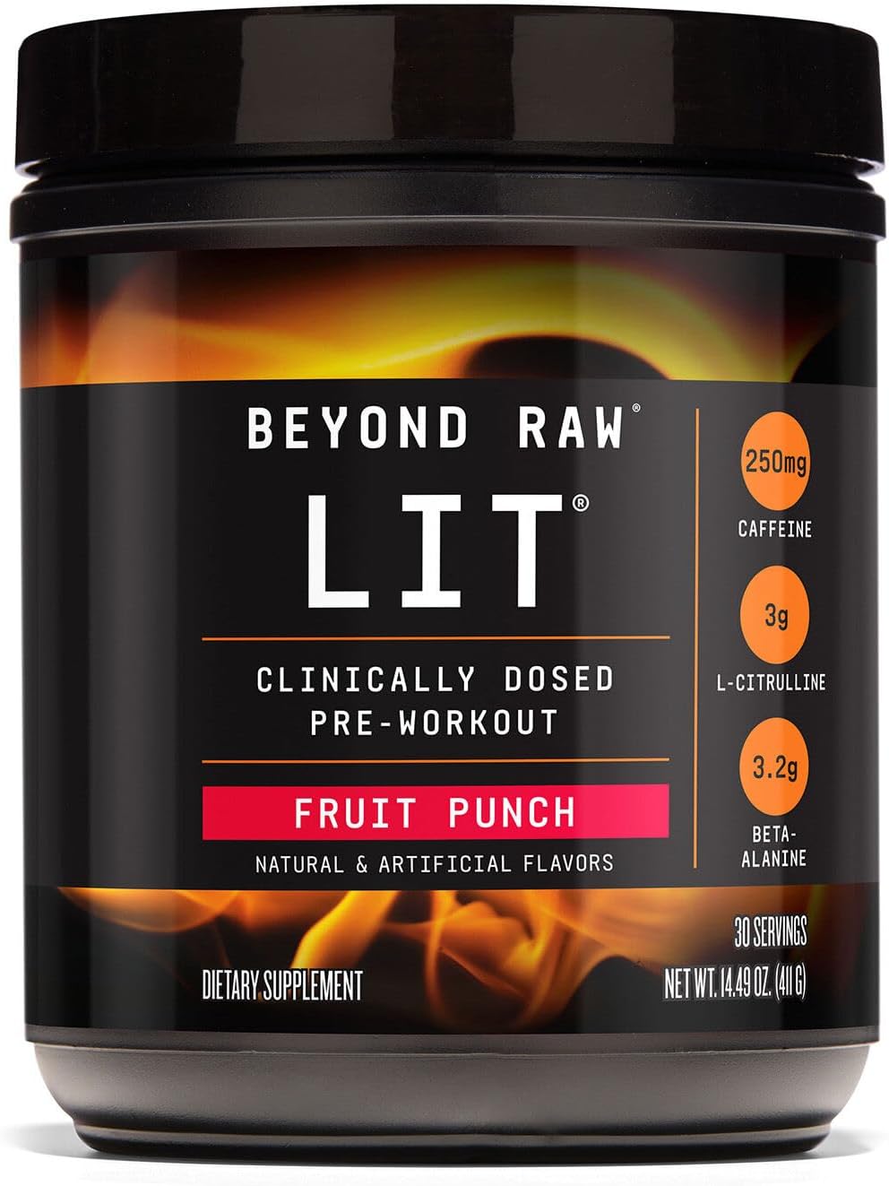 Beyond Raw LIT Pre-Workout - Energize Your Training Sessions