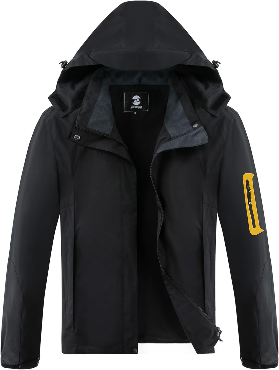 SaphiRose Womens Waterproof Rain Jacket for Active Outdoor Use
