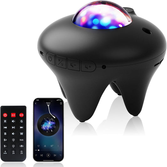 Galaxy Moon Projector with Bluetooth for Kids and Adults Fun
