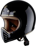 Royal H01 Full Face Motorcycle Helmet for Men & Women - Retro DOT