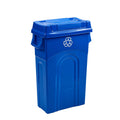 23 Gallon Highboy Plastic Recycling Bin - Narrow Space Saver