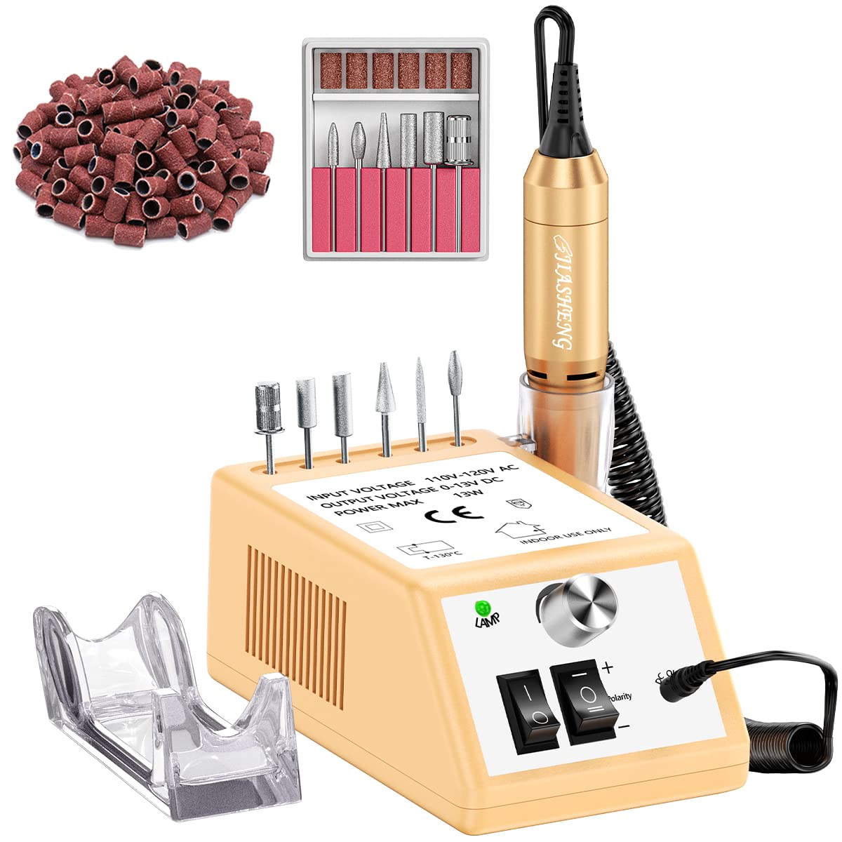 Jiasheng Professional Nail Drill for Acrylic and Gel Nails