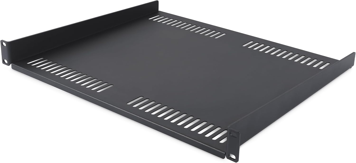 StarTech 1U Vented Server Rack Shelf for Optimal Equipment Support