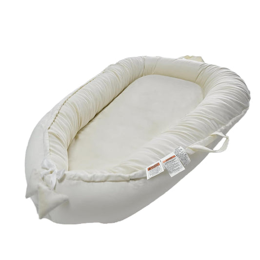 Adjustable 100% Cotton Baby Lounger for Co-Sleeping