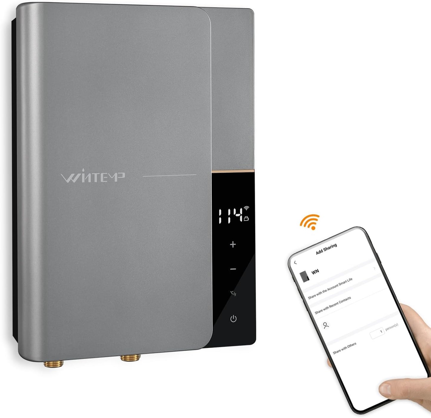 8KW Tankless Water Heater: Instant, Endless Hot Water, Energy Efficient WINTEMP
