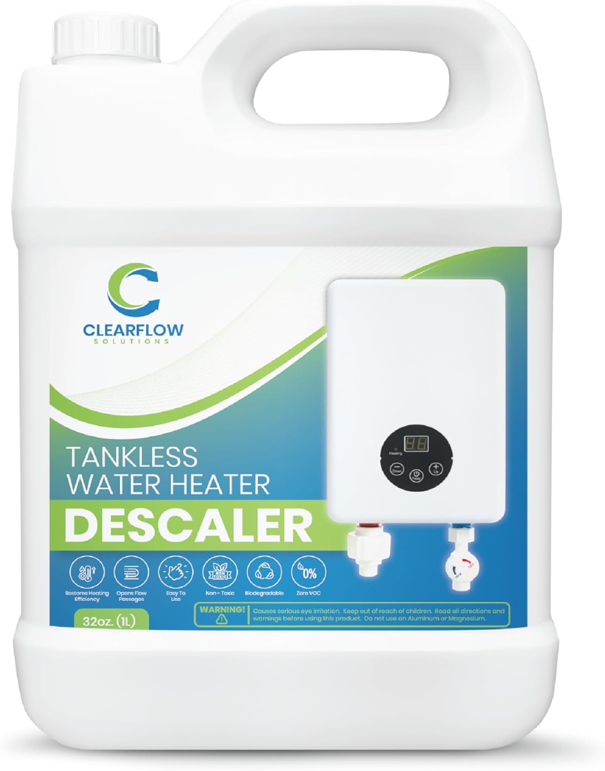 Efficient Tankless Water Heater Descaler - Restores Efficiency!