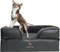 Medium Orthopedic Dog Bed with Cooling Gel for Ultimate Comfort