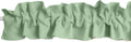 Poplin Sleeve Topper Valance 120in x 9in Sage - Soft Light Window