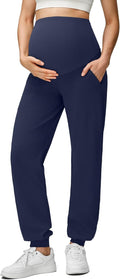 Maternity Joggers Over The Belly Stretchy Workout Pants - Versatile