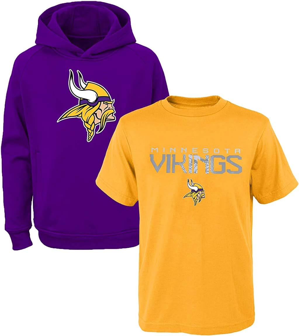 NFL Youth 8-20 Polyester Performance Hoodie & T-Shirt Set