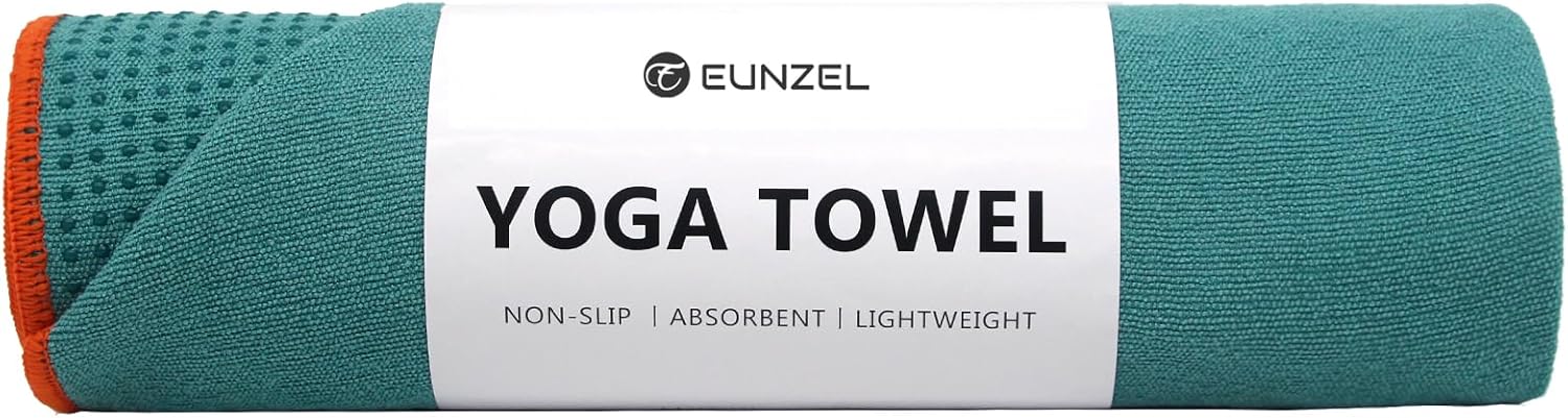 Non-Slip Microfiber Hot Yoga Towel - Ultimate Grip for Hot Yoga!