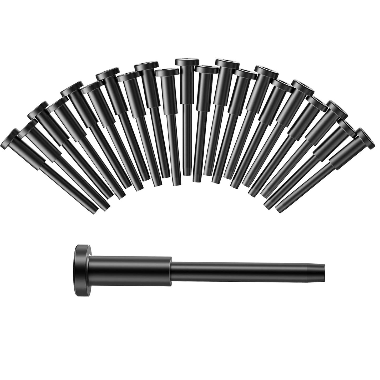 BLIKA 20 Pack 1/8 Inch Black Stainless Steel Cable Railing Kit