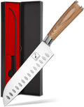 Santoku Knife 7 in Gold - Ultra Sharp German HC Stainless Steel