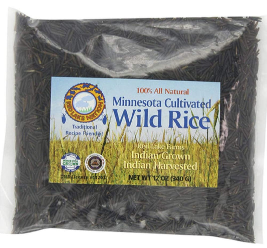 Red Lake Nation 100% All Natural Wild Rice - 12 Pack