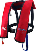 Manual Inflatable Life Jacket PFD Vest Adult - Lightweight Safety