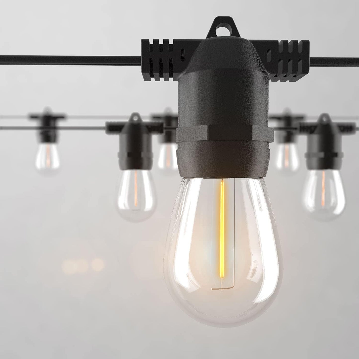 108FT LED Outdoor String Light for Vintage Ambience and Safety
