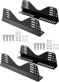 Side Mount Brackets for Bucket Race Seats Black Set of 2 - Universal