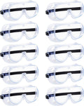Anti-fog Protective Safety Goggles 10 Pack - Industrial Grade Eye