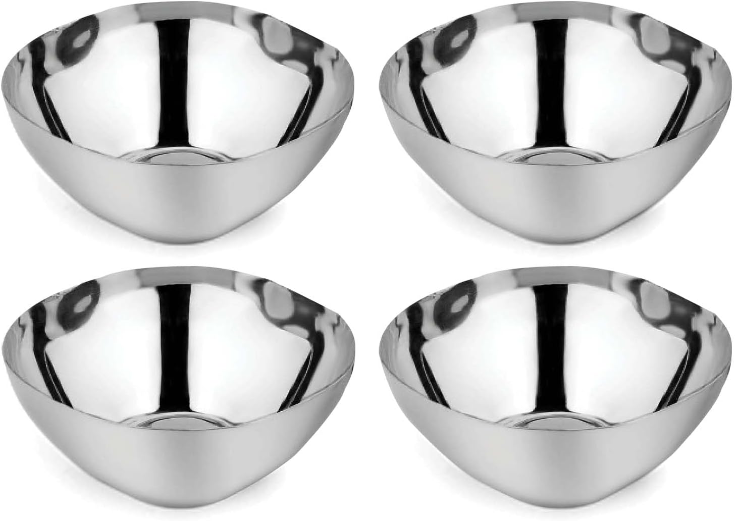 Ahimsa Stainless Steel Bowls for Kids - Safe and Durable Snack Set