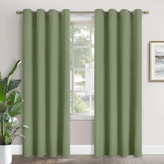 YoungsTex Blackout Curtains 90 Inches Length for Living Room