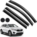 Rain Guards for Kia Sorento 2016-2020 - Tape-on Window Deflectors