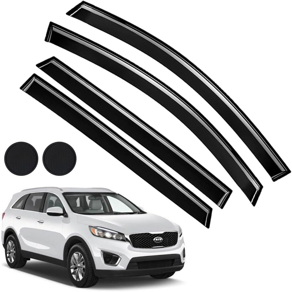 Rain Guards for Kia Sorento 2016-2020 - Durable Window Visors