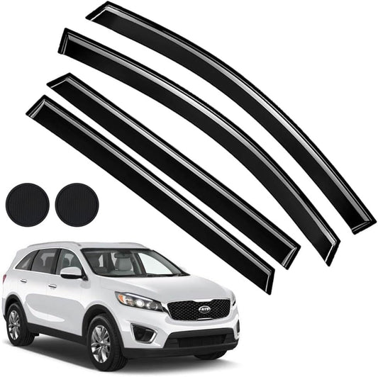 Rain Guards for Kia Sorento 2016-2020 - Durable Window Visors
