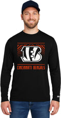 Long Sleeve Team Graphic Tee for NFL Fans by Zubaz