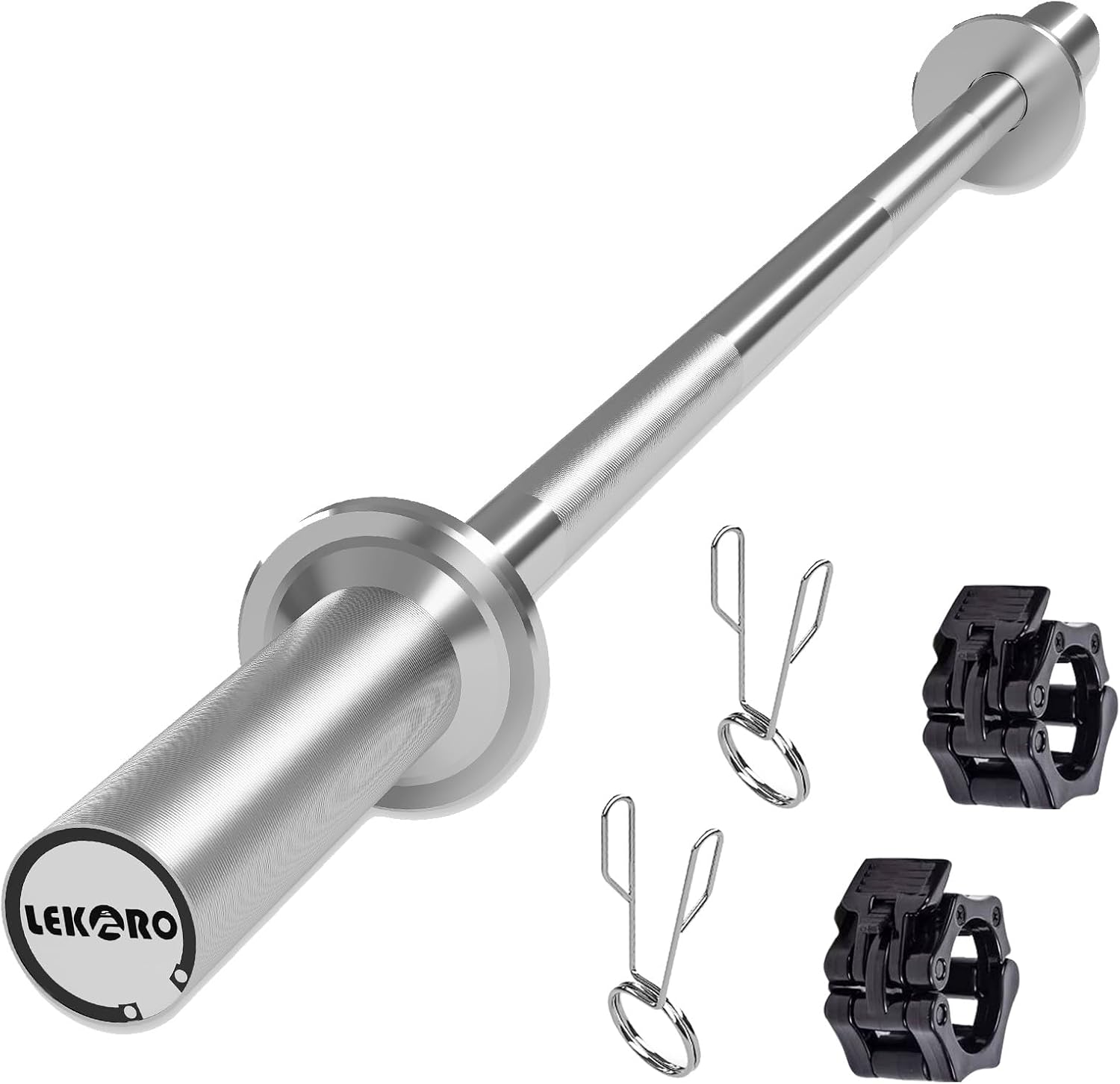 Olympic EZ Curl Barbell Bar for Strength Training and Weightlifting
