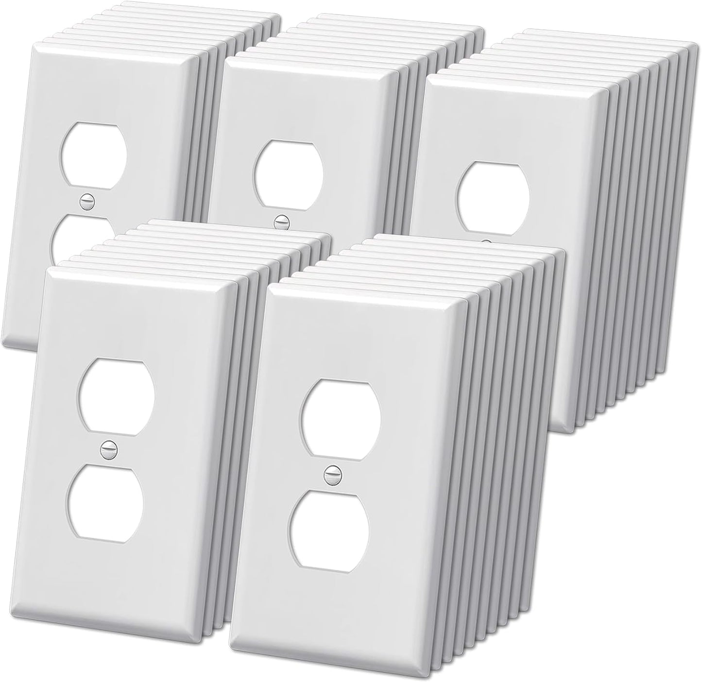 BESTTEN Jumbo Duplex Receptacle Outlet Covers for Safety