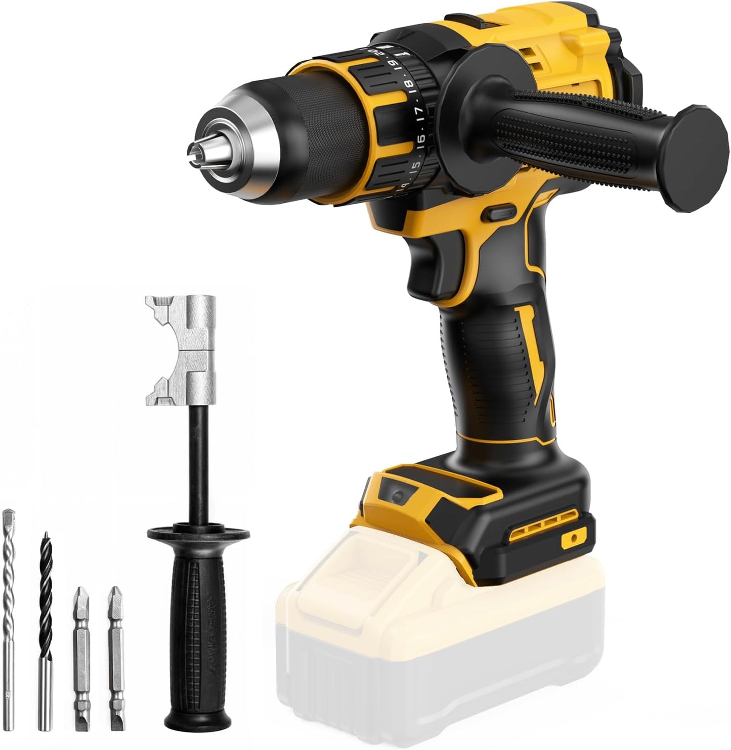 Cordless Hammer Drill with Variable Speed for Home Projects