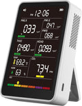 Professional Indoor Air Quality Monitor with AQI Beep Alarms