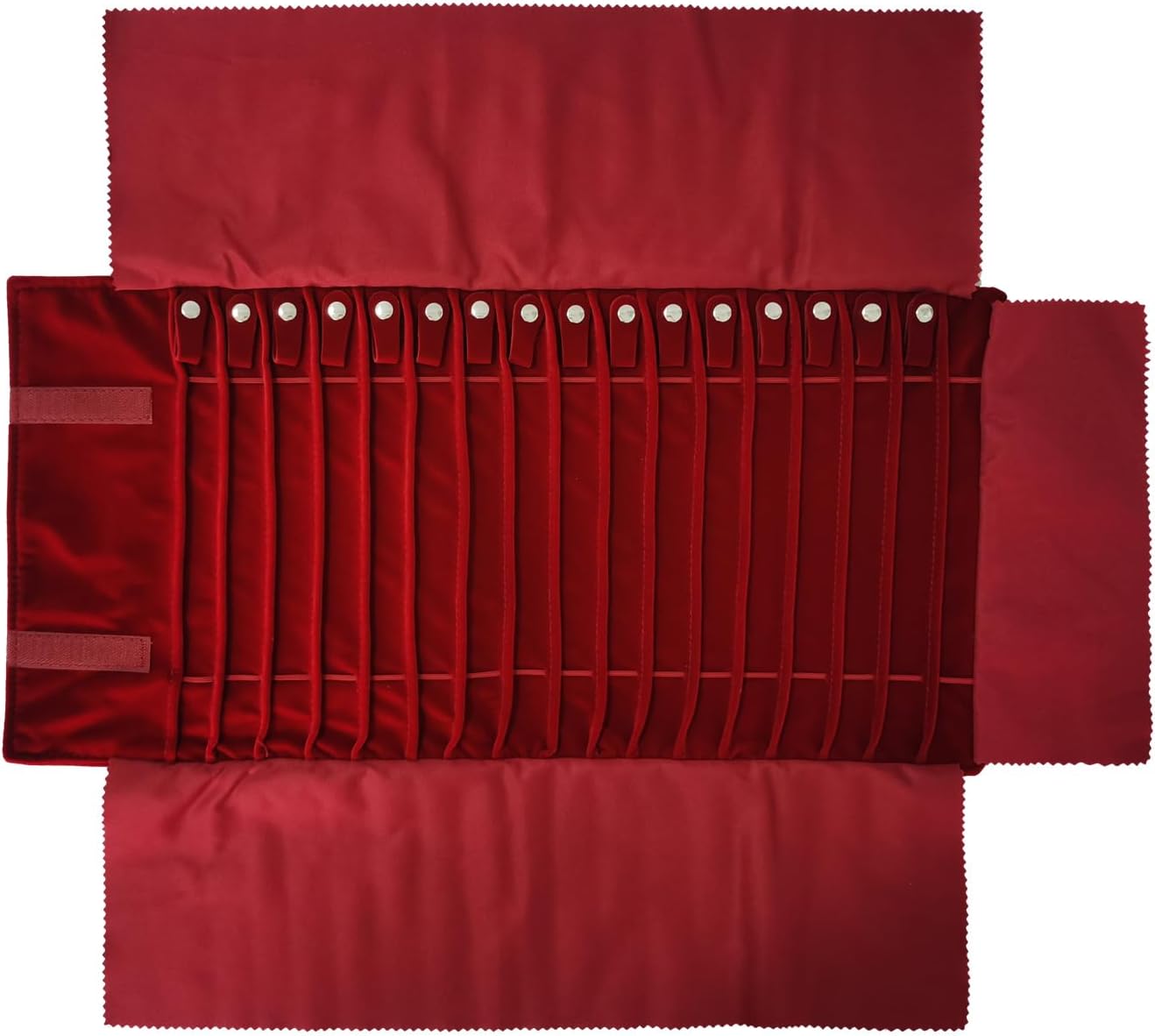 Portable Jewelry Roll for Travel - Secure Necklace Storage Bag