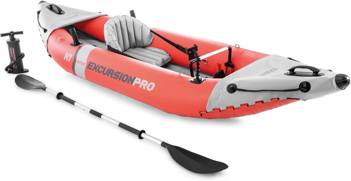 INTEX Excursion Pro K1 Inflatable Kayak Set for Adventure Lovers