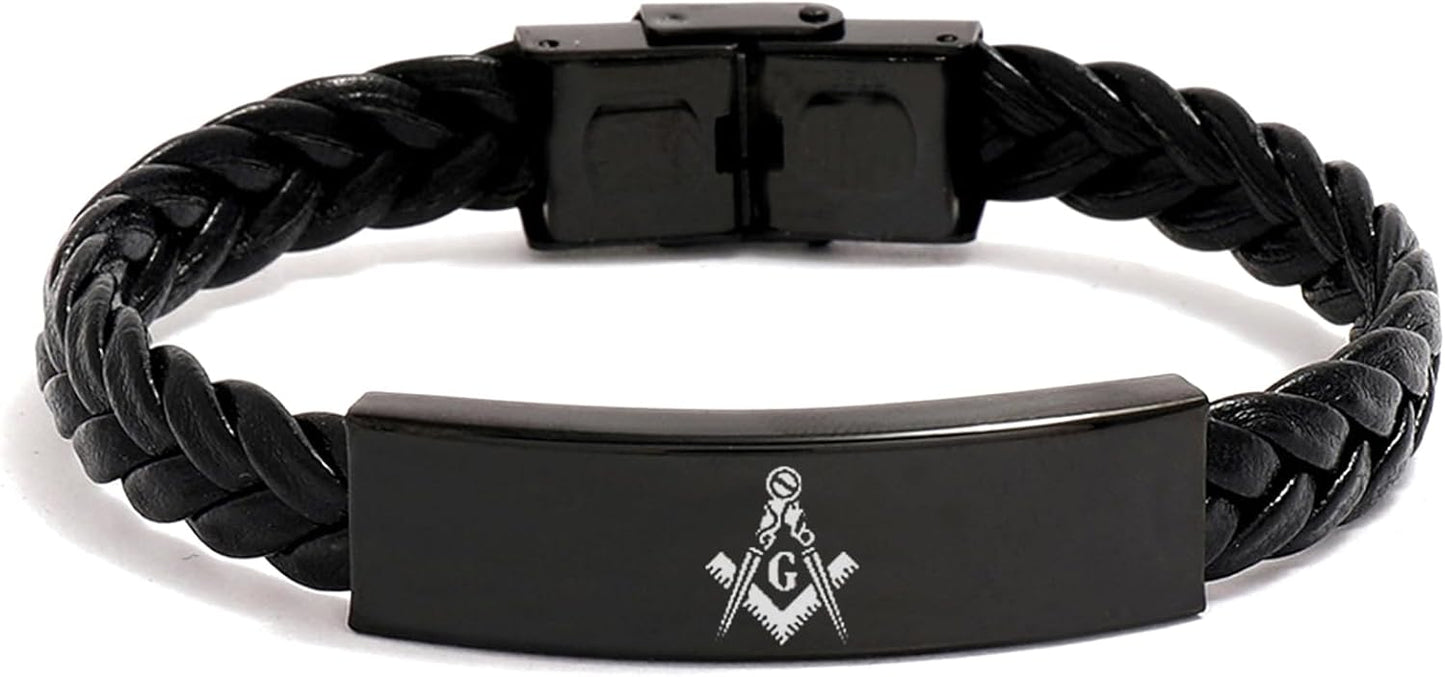 Men's Masonic Paracord Bracelet - Freemason Jewelry