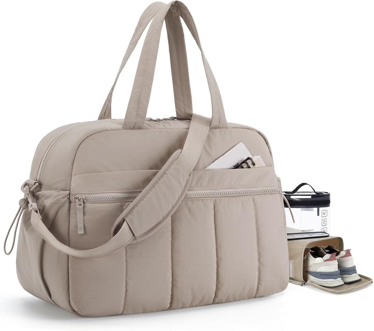 BAGSMART Gym Bag for Women: Stylish Duffle for Travel & Gym