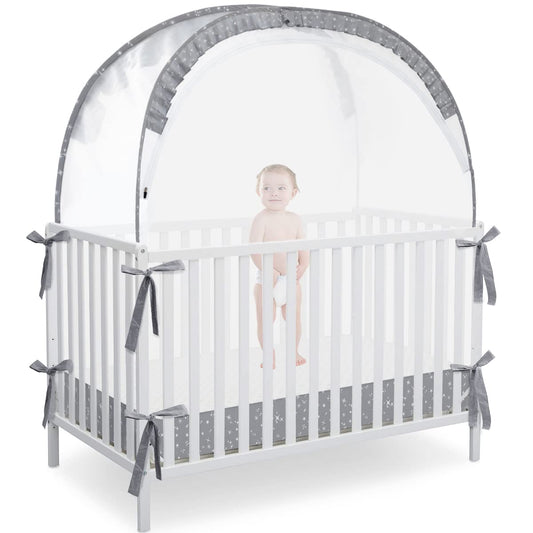 Pop Up Baby Crib Tent with Mesh, Keep Baby Safe!